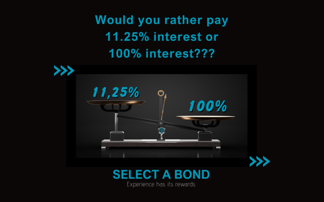 Would you rather pay 11.25% interest or 100% interest???